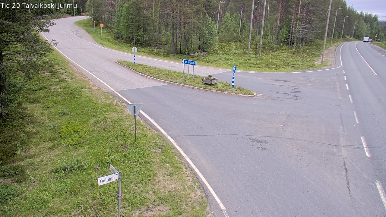 Kelikamerat Kuva Tie 20 Taivalkoski, Jurmu, Taivalkoski, Pohjois-Pohjanmaa