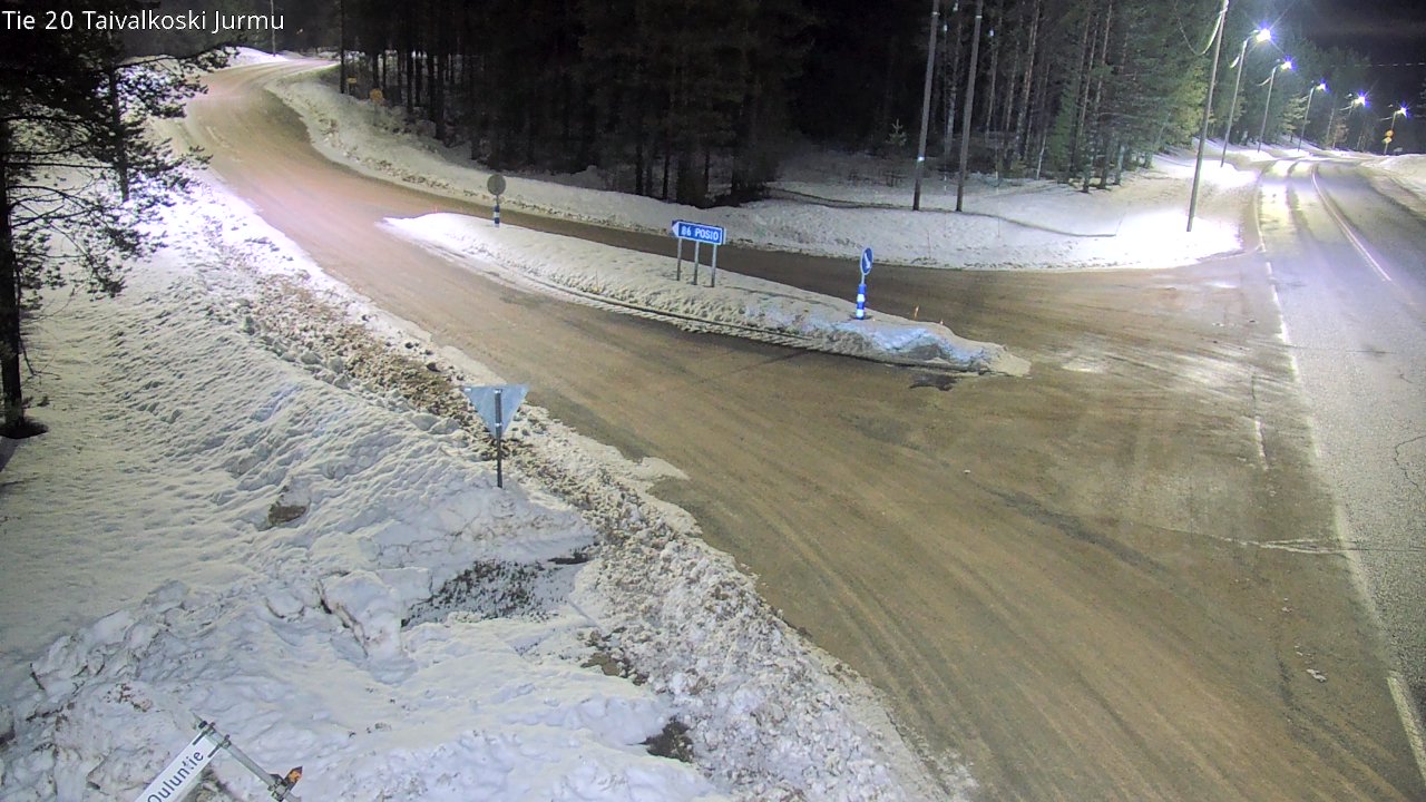 Kelikamerat Kuva Tie 20 Taivalkoski, Jurmu, Taivalkoski, Pohjois-Pohjanmaa