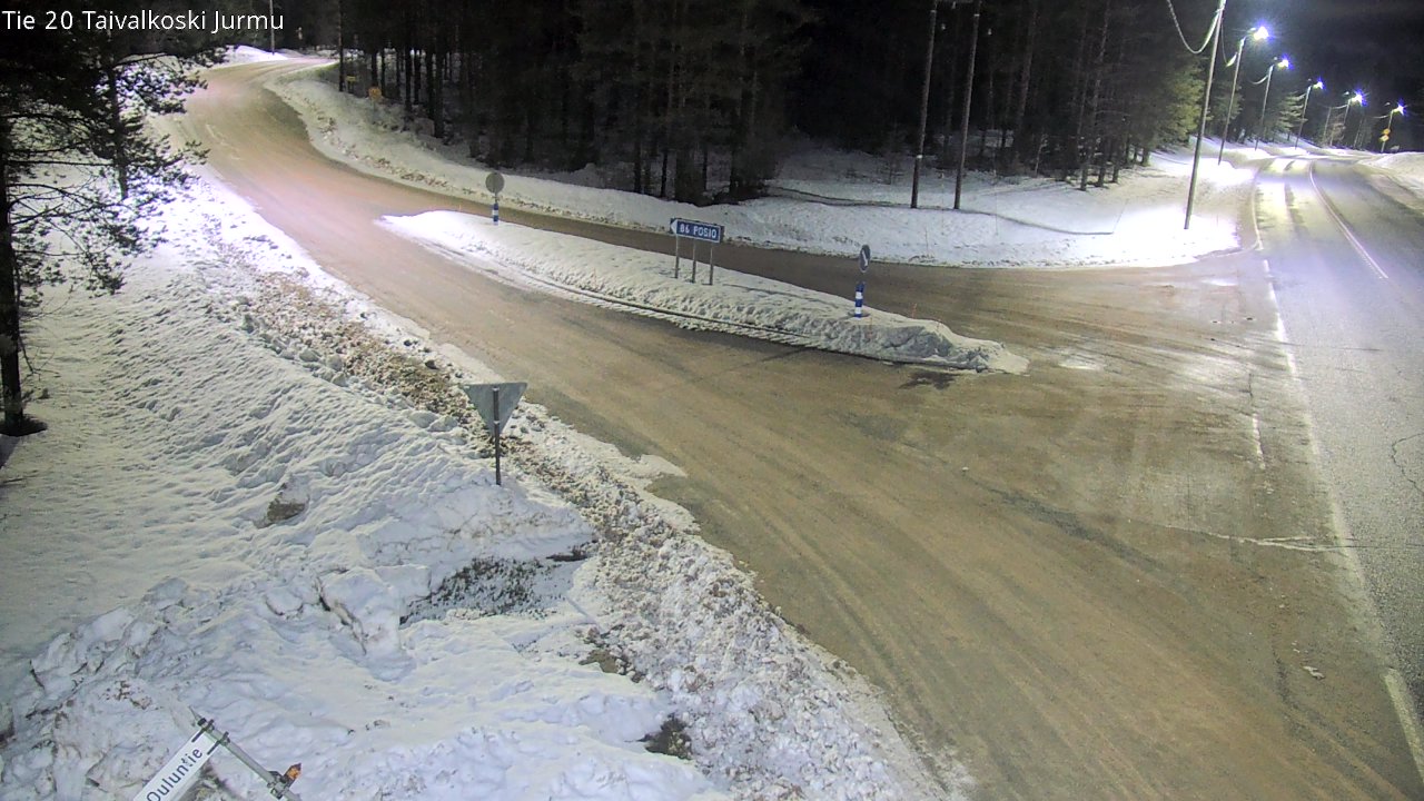 Kelikamerat Kuva Tie 20 Taivalkoski, Jurmu, Taivalkoski, Pohjois-Pohjanmaa