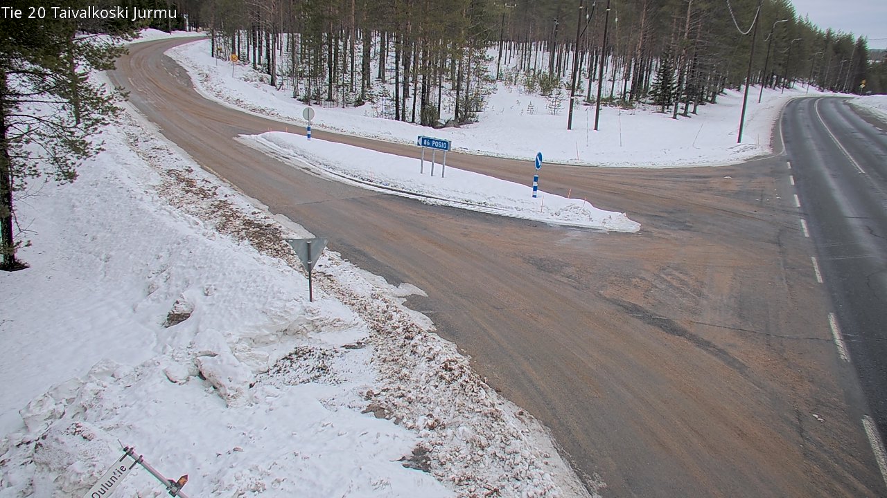 Kelikamerat Kuva Tie 20 Taivalkoski, Jurmu, Taivalkoski, Pohjois-Pohjanmaa