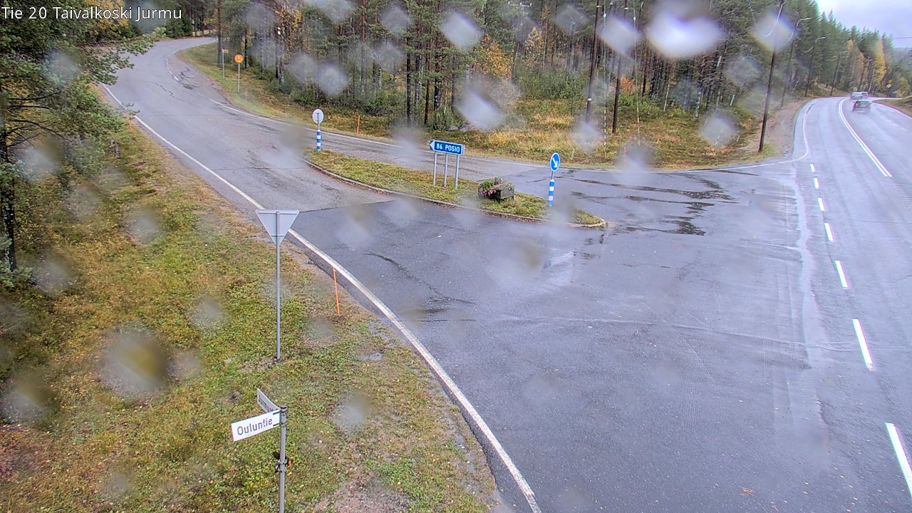 Weather Camera Image Road 20 Taivalkoski, Jurmu, Taivalkoski, Pohjois-Pohjanmaa