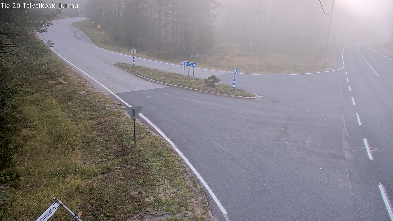 Kelikamerat Kuva Tie 20 Taivalkoski, Jurmu, Taivalkoski, Pohjois-Pohjanmaa