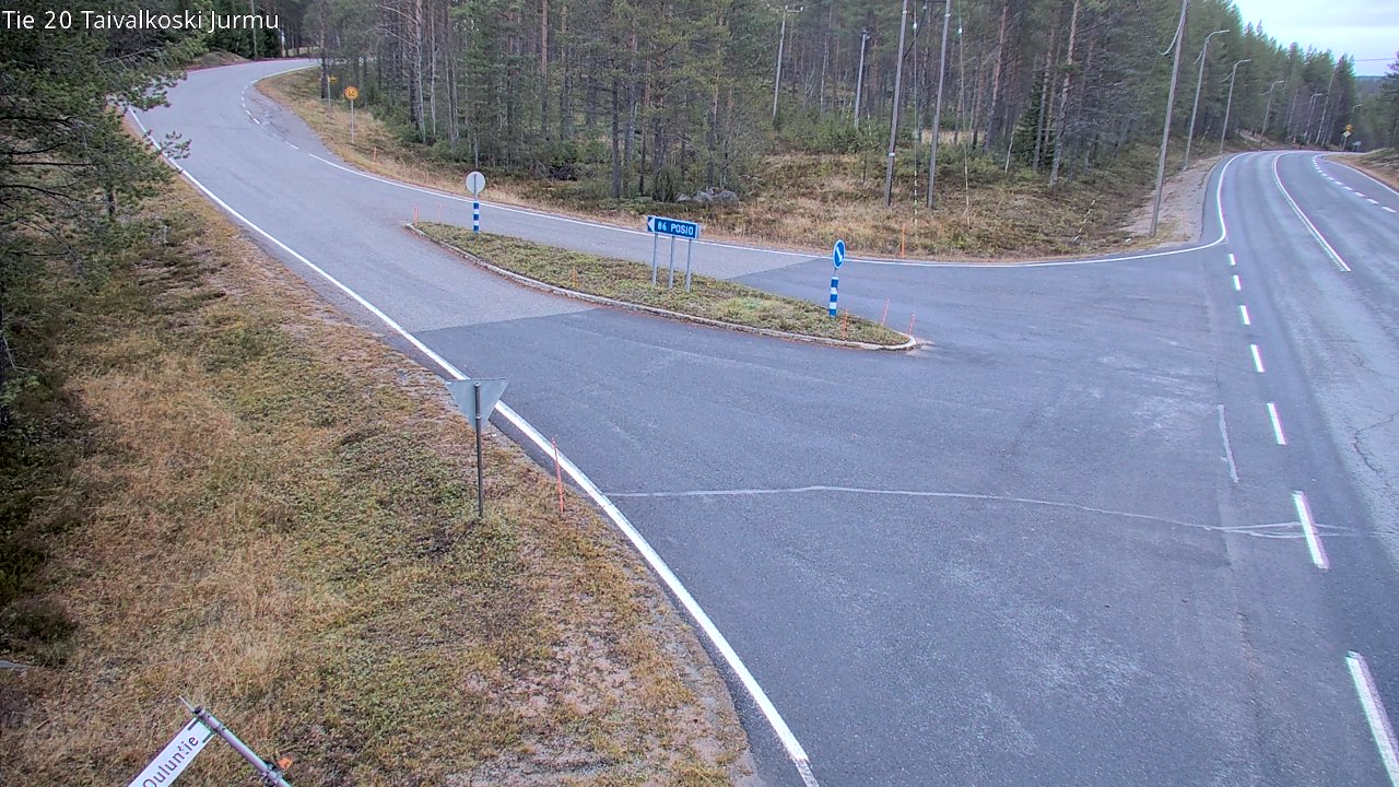 Kelikamerat Kuva Tie 20 Taivalkoski, Jurmu, Taivalkoski, Pohjois-Pohjanmaa