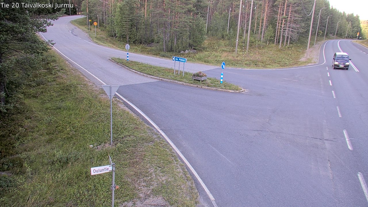 Kelikamerat Kuva Tie 20 Taivalkoski, Jurmu, Taivalkoski, Pohjois-Pohjanmaa