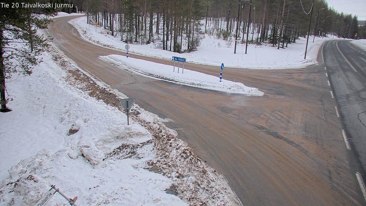 Kelikamerat Kuva Tie 20 Taivalkoski, Jurmu, Taivalkoski, Pohjois-Pohjanmaa