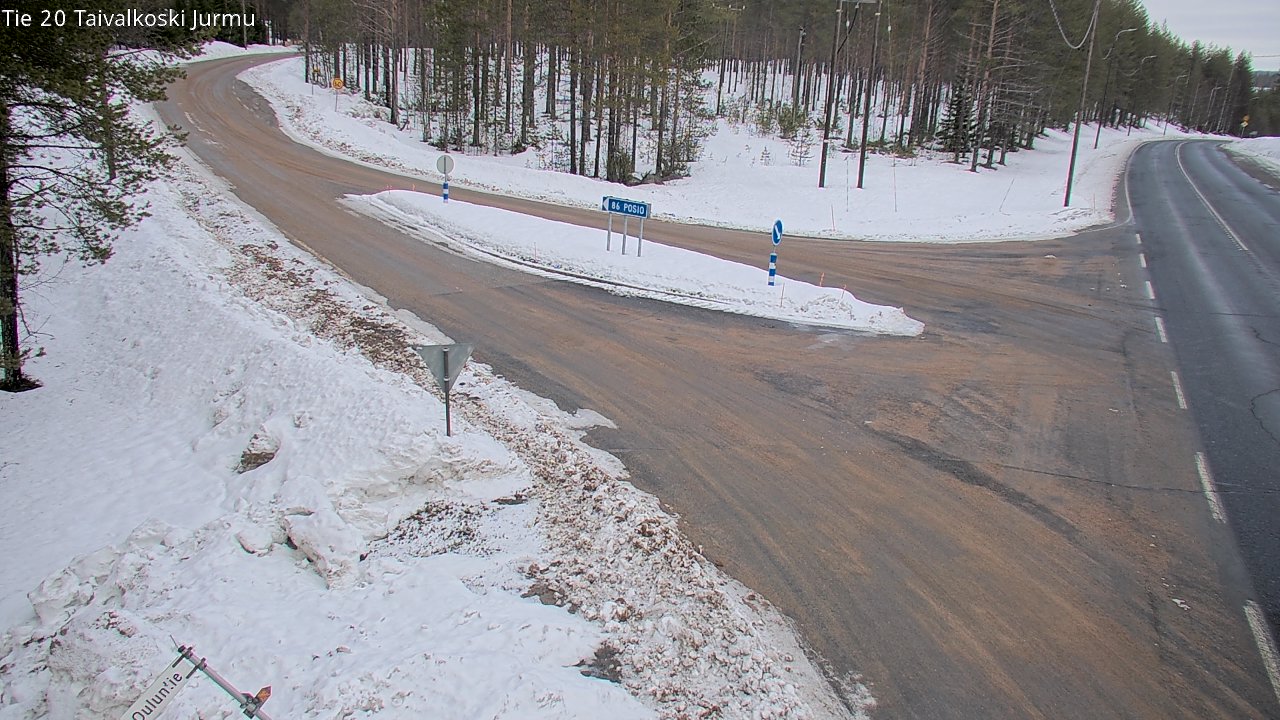 Kelikamerat Kuva Tie 20 Taivalkoski, Jurmu, Taivalkoski, Pohjois-Pohjanmaa