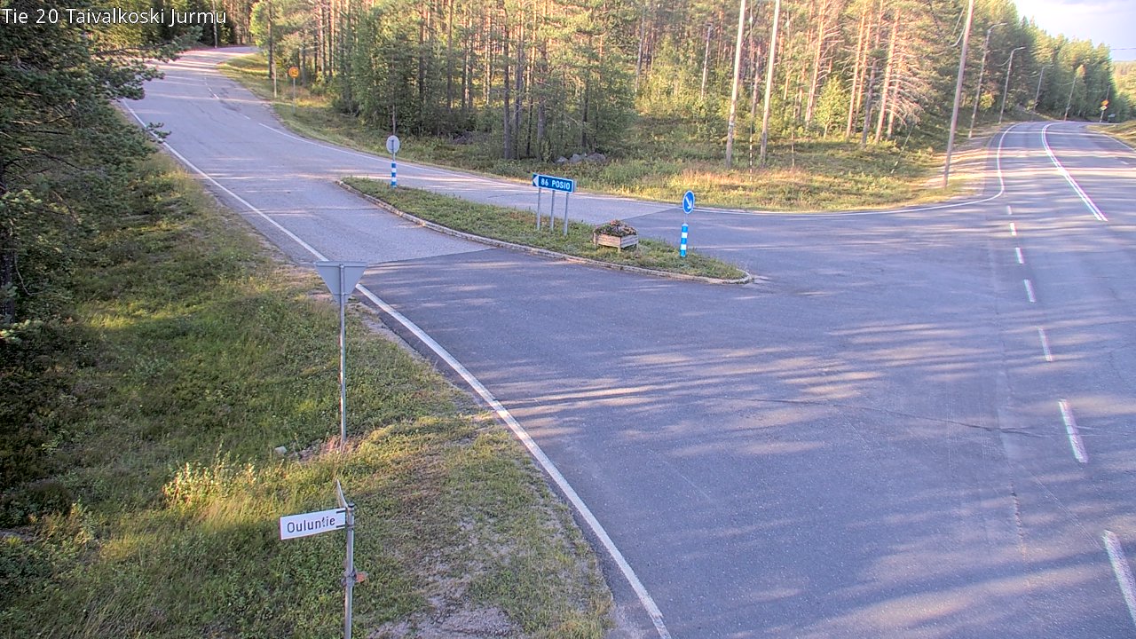 Kelikamerat Kuva Tie 20 Taivalkoski, Jurmu, Taivalkoski, Pohjois-Pohjanmaa