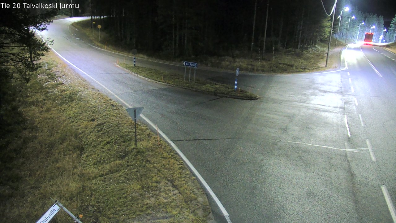 Kelikamerat Kuva Tie 20 Taivalkoski, Jurmu, Taivalkoski, Pohjois-Pohjanmaa