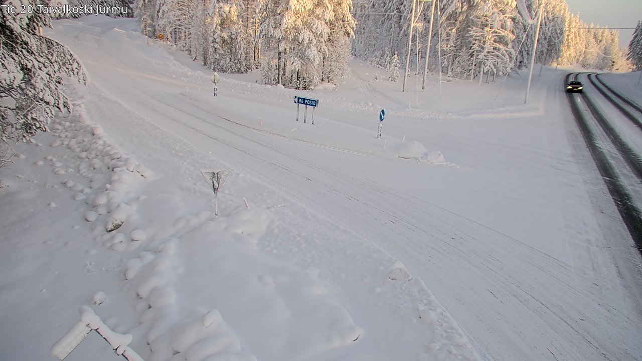 Kelikamerat Kuva Tie 20 Taivalkoski, Jurmu, Taivalkoski, Pohjois-Pohjanmaa
