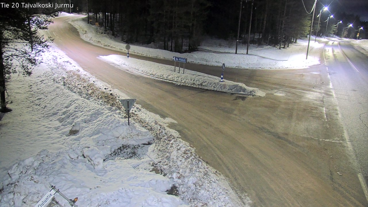 Kelikamerat Kuva Tie 20 Taivalkoski, Jurmu, Taivalkoski, Pohjois-Pohjanmaa