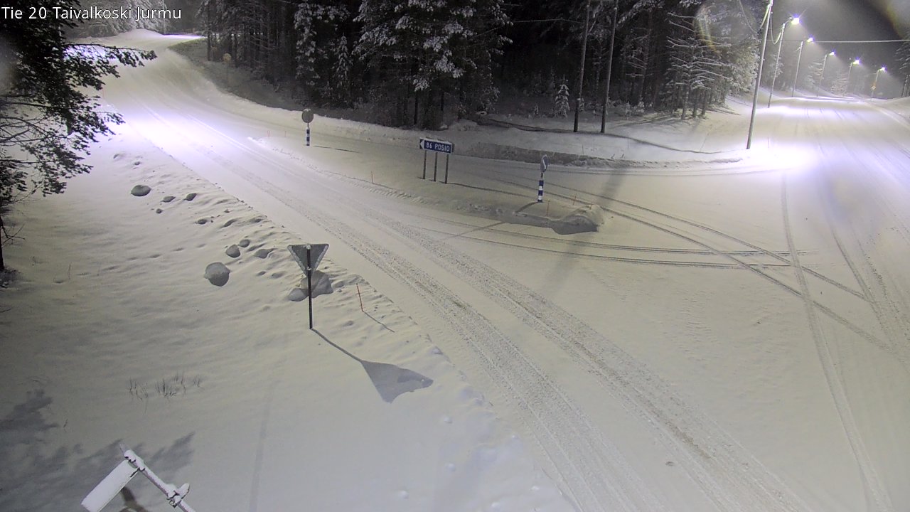 Kelikamerat Kuva Tie 20 Taivalkoski, Jurmu, Taivalkoski, Pohjois-Pohjanmaa