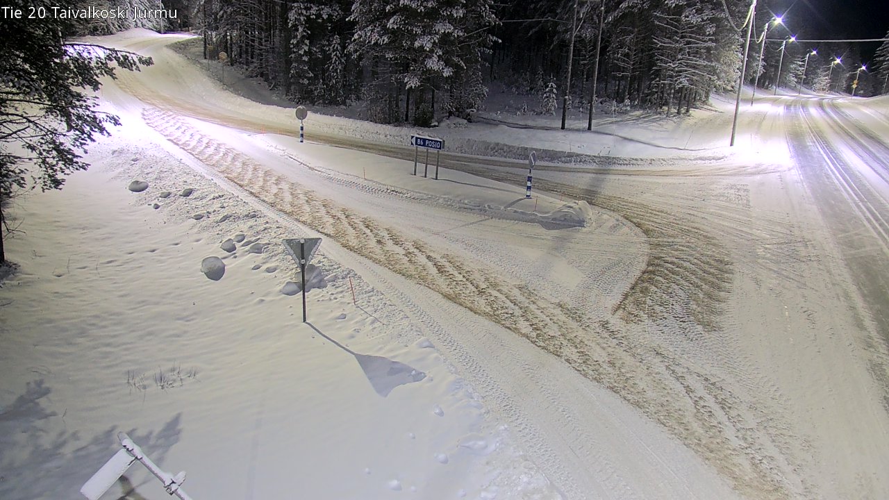 Kelikamerat Kuva Tie 20 Taivalkoski, Jurmu, Taivalkoski, Pohjois-Pohjanmaa