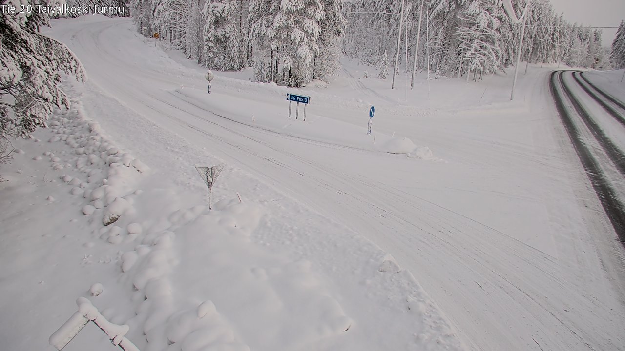 Kelikamerat Kuva Tie 20 Taivalkoski, Jurmu, Taivalkoski, Pohjois-Pohjanmaa
