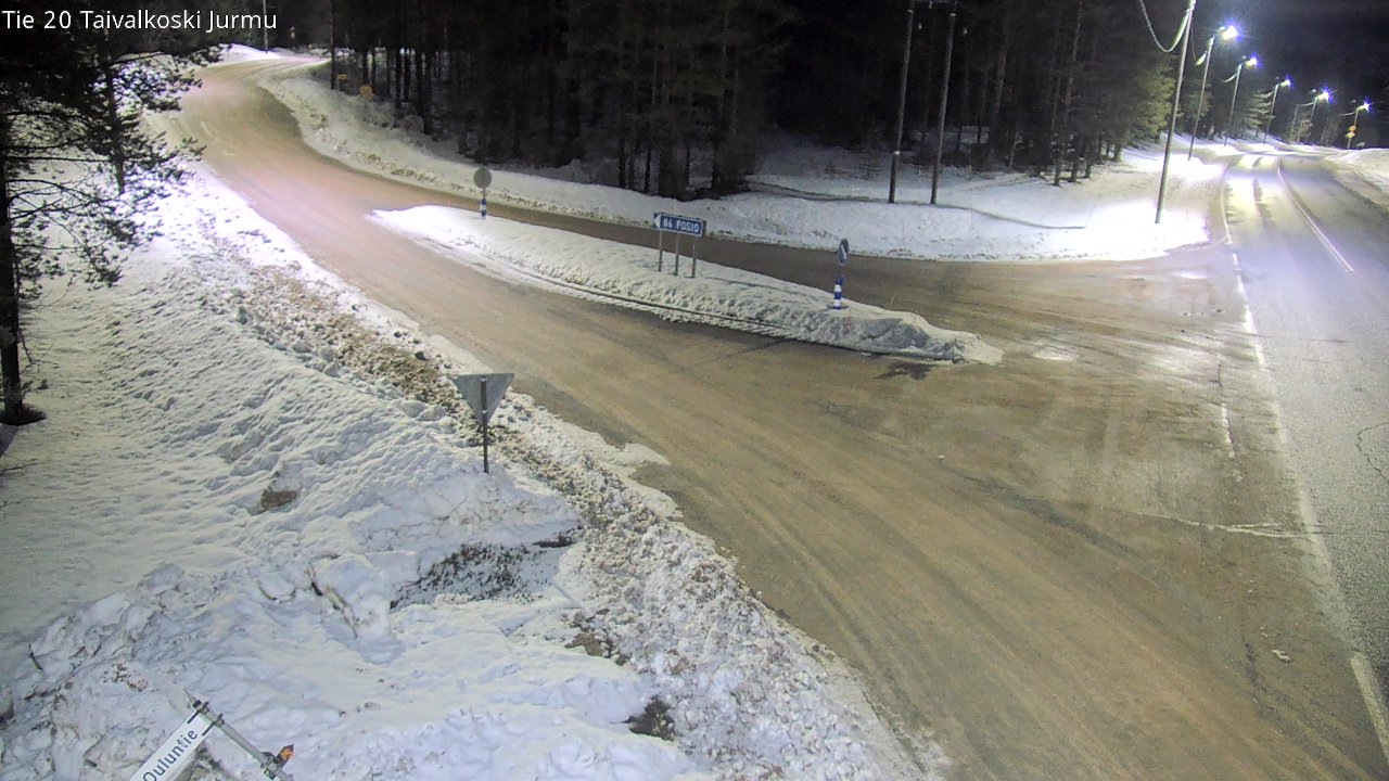 Kelikamerat Kuva Tie 20 Taivalkoski, Jurmu, Taivalkoski, Pohjois-Pohjanmaa