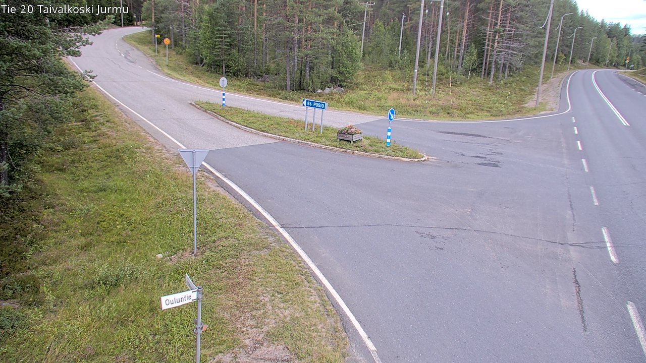 Kelikamerat Kuva Tie 20 Taivalkoski, Jurmu, Taivalkoski, Pohjois-Pohjanmaa