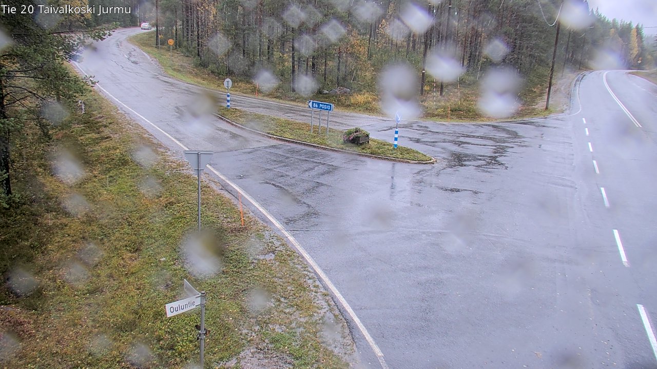 Weather Camera Image Road 20 Taivalkoski, Jurmu, Taivalkoski, Pohjois-Pohjanmaa
