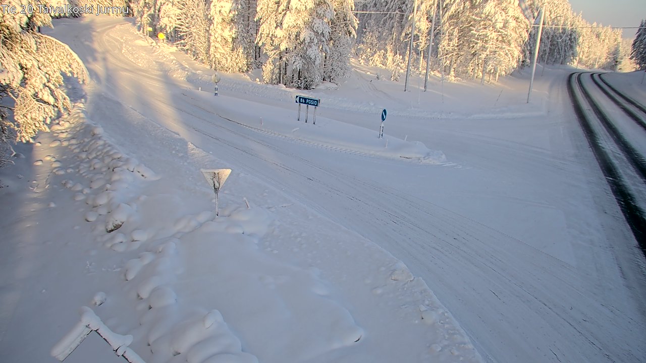 Kelikamerat Kuva Tie 20 Taivalkoski, Jurmu, Taivalkoski, Pohjois-Pohjanmaa