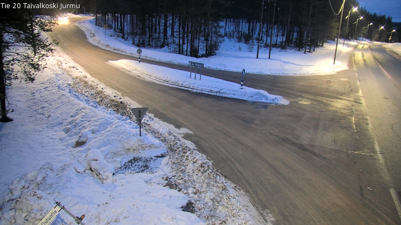 Kelikamerat Kuva Tie 20 Taivalkoski, Jurmu, Taivalkoski, Pohjois-Pohjanmaa
