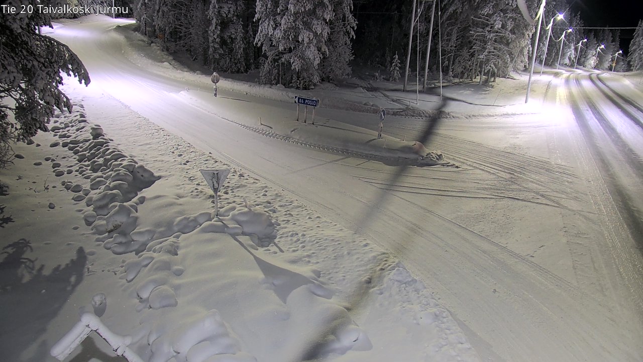 Kelikamerat Kuva Tie 20 Taivalkoski, Jurmu, Taivalkoski, Pohjois-Pohjanmaa