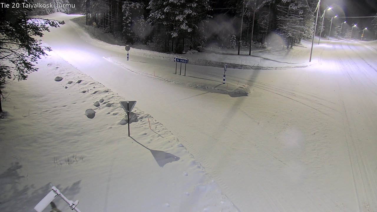 Kelikamerat Kuva Tie 20 Taivalkoski, Jurmu, Taivalkoski, Pohjois-Pohjanmaa