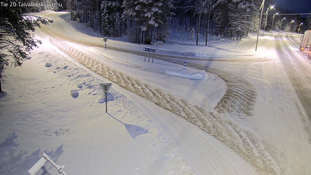 Kelikamerat Kuva Tie 20 Taivalkoski, Jurmu, Taivalkoski, Pohjois-Pohjanmaa