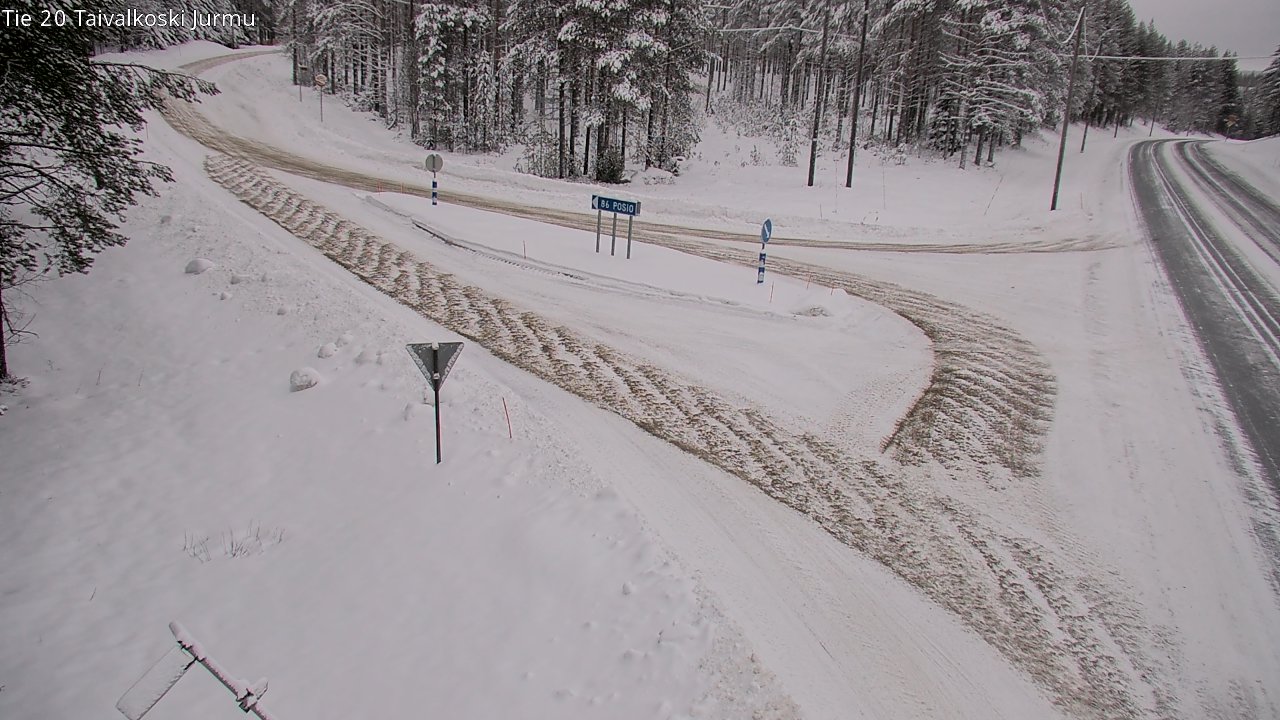 Kelikamerat Kuva Tie 20 Taivalkoski, Jurmu, Taivalkoski, Pohjois-Pohjanmaa
