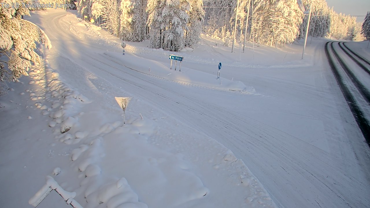 Kelikamerat Kuva Tie 20 Taivalkoski, Jurmu, Taivalkoski, Pohjois-Pohjanmaa