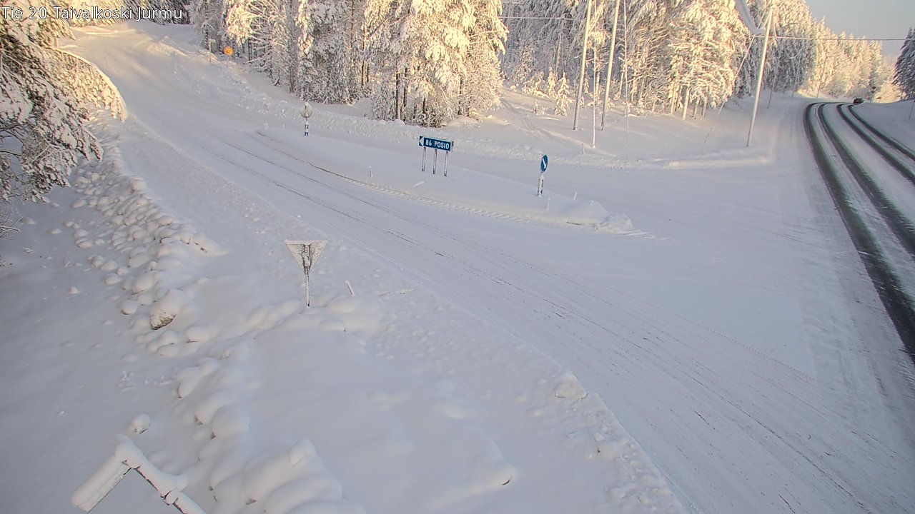 Kelikamerat Kuva Tie 20 Taivalkoski, Jurmu, Taivalkoski, Pohjois-Pohjanmaa