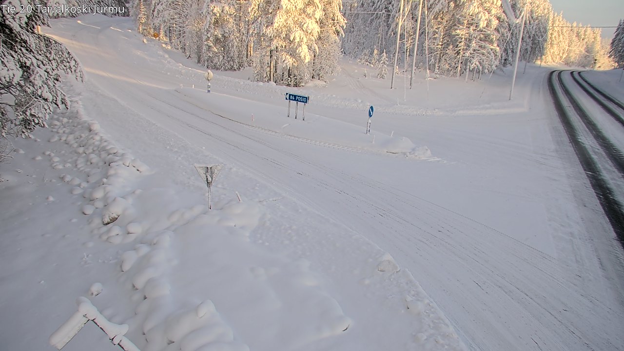 Kelikamerat Kuva Tie 20 Taivalkoski, Jurmu, Taivalkoski, Pohjois-Pohjanmaa