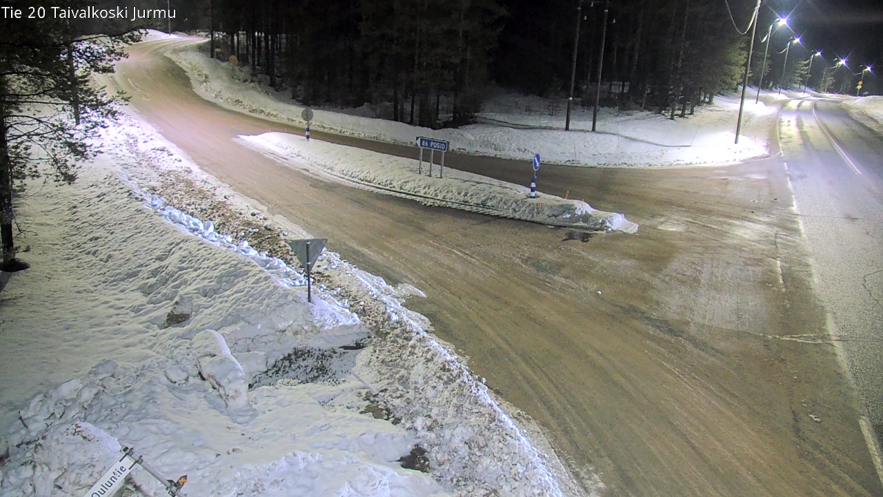 Kelikamerat Kuva Tie 20 Taivalkoski, Jurmu, Taivalkoski, Pohjois-Pohjanmaa