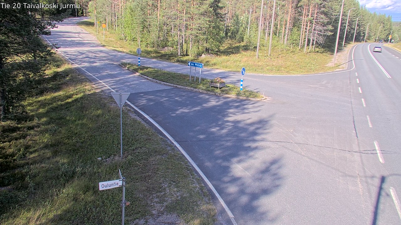 Kelikamerat Kuva Tie 20 Taivalkoski, Jurmu, Taivalkoski, Pohjois-Pohjanmaa