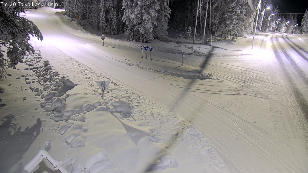 Kelikamerat Kuva Tie 20 Taivalkoski, Jurmu, Taivalkoski, Pohjois-Pohjanmaa