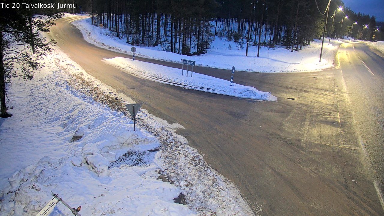 Kelikamerat Kuva Tie 20 Taivalkoski, Jurmu, Taivalkoski, Pohjois-Pohjanmaa