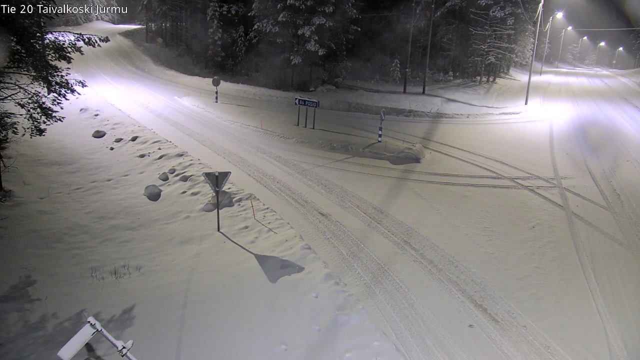 Kelikamerat Kuva Tie 20 Taivalkoski, Jurmu, Taivalkoski, Pohjois-Pohjanmaa