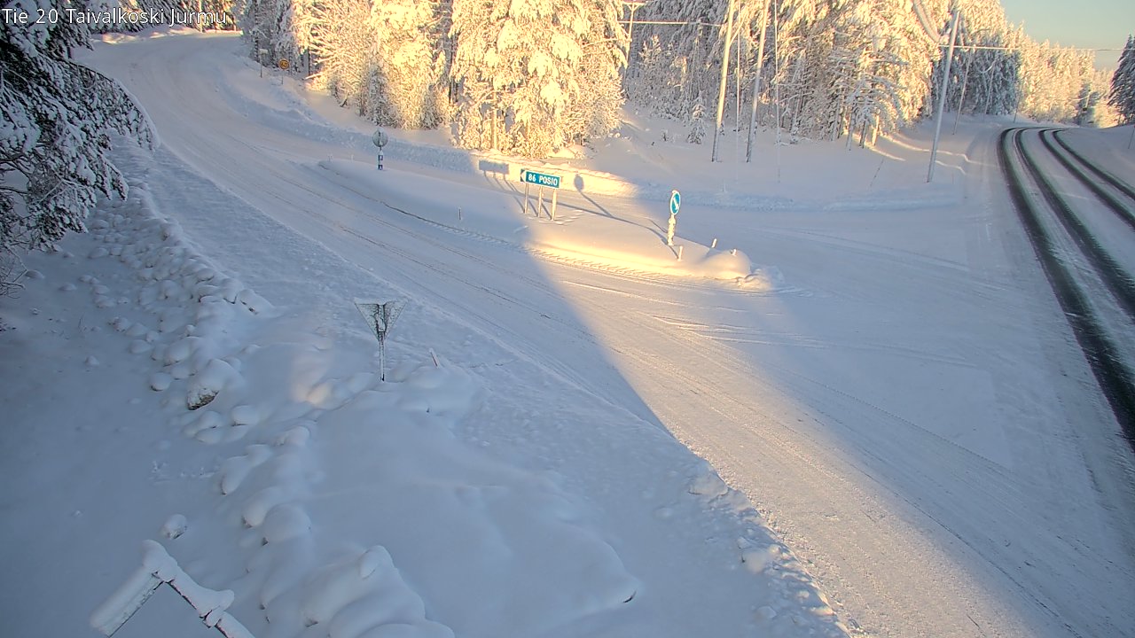 Kelikamerat Kuva Tie 20 Taivalkoski, Jurmu, Taivalkoski, Pohjois-Pohjanmaa