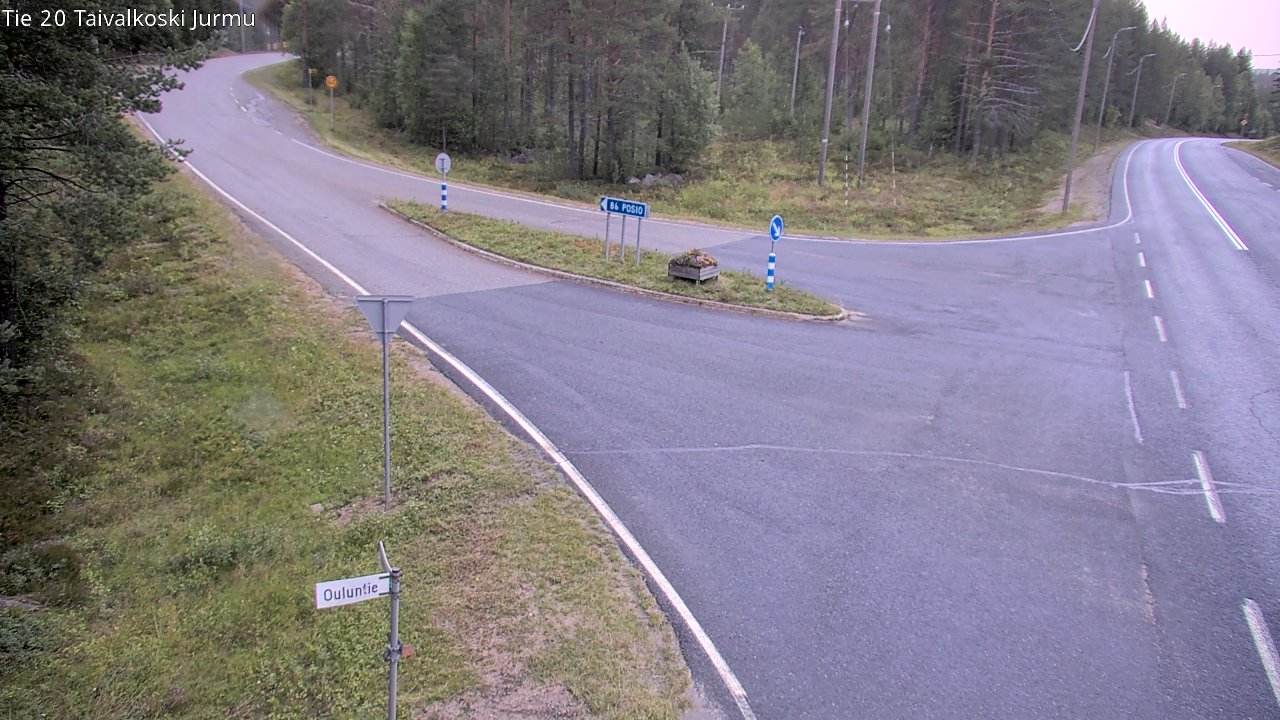 Kelikamerat Kuva Tie 20 Taivalkoski, Jurmu, Taivalkoski, Pohjois-Pohjanmaa