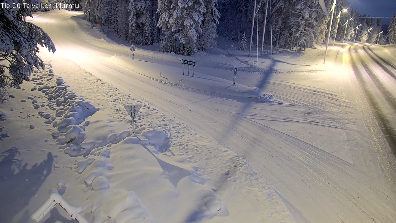 Kelikamerat Kuva Tie 20 Taivalkoski, Jurmu, Taivalkoski, Pohjois-Pohjanmaa