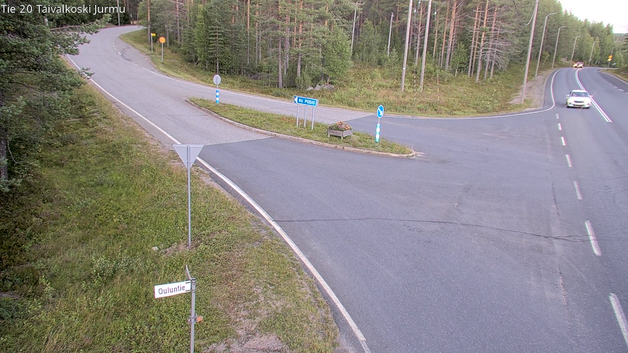 Kelikamerat Kuva Tie 20 Taivalkoski, Jurmu, Taivalkoski, Pohjois-Pohjanmaa
