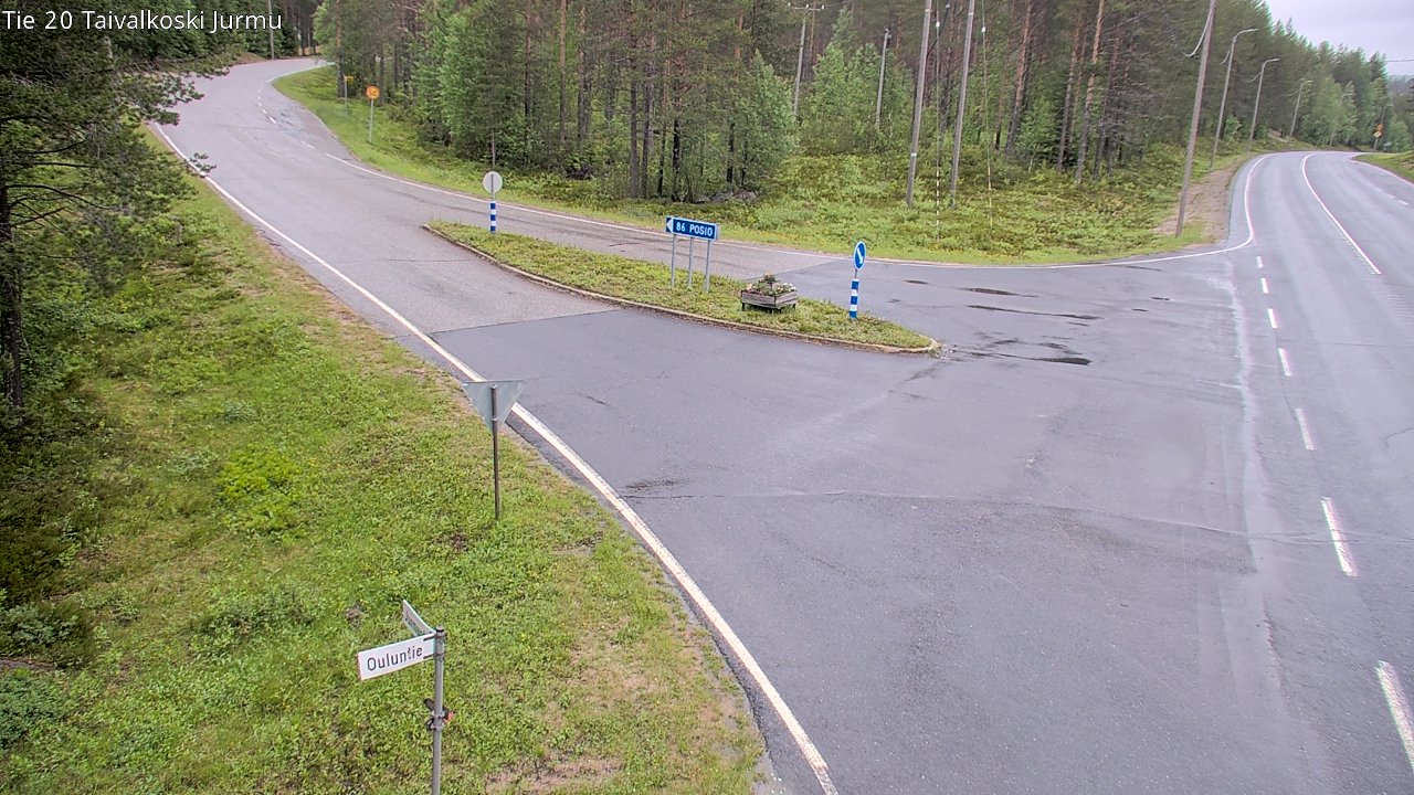 Kelikamerat Kuva Tie 20 Taivalkoski, Jurmu, Taivalkoski, Pohjois-Pohjanmaa