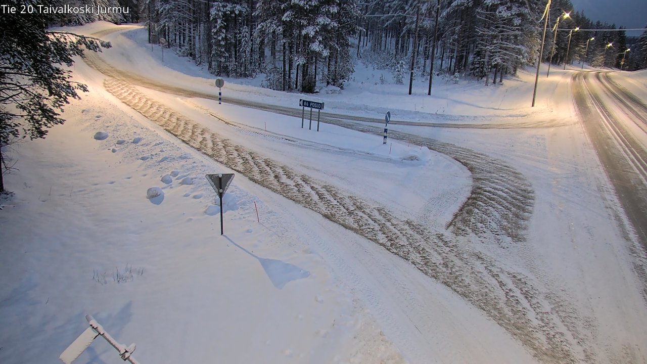 Kelikamerat Kuva Tie 20 Taivalkoski, Jurmu, Taivalkoski, Pohjois-Pohjanmaa