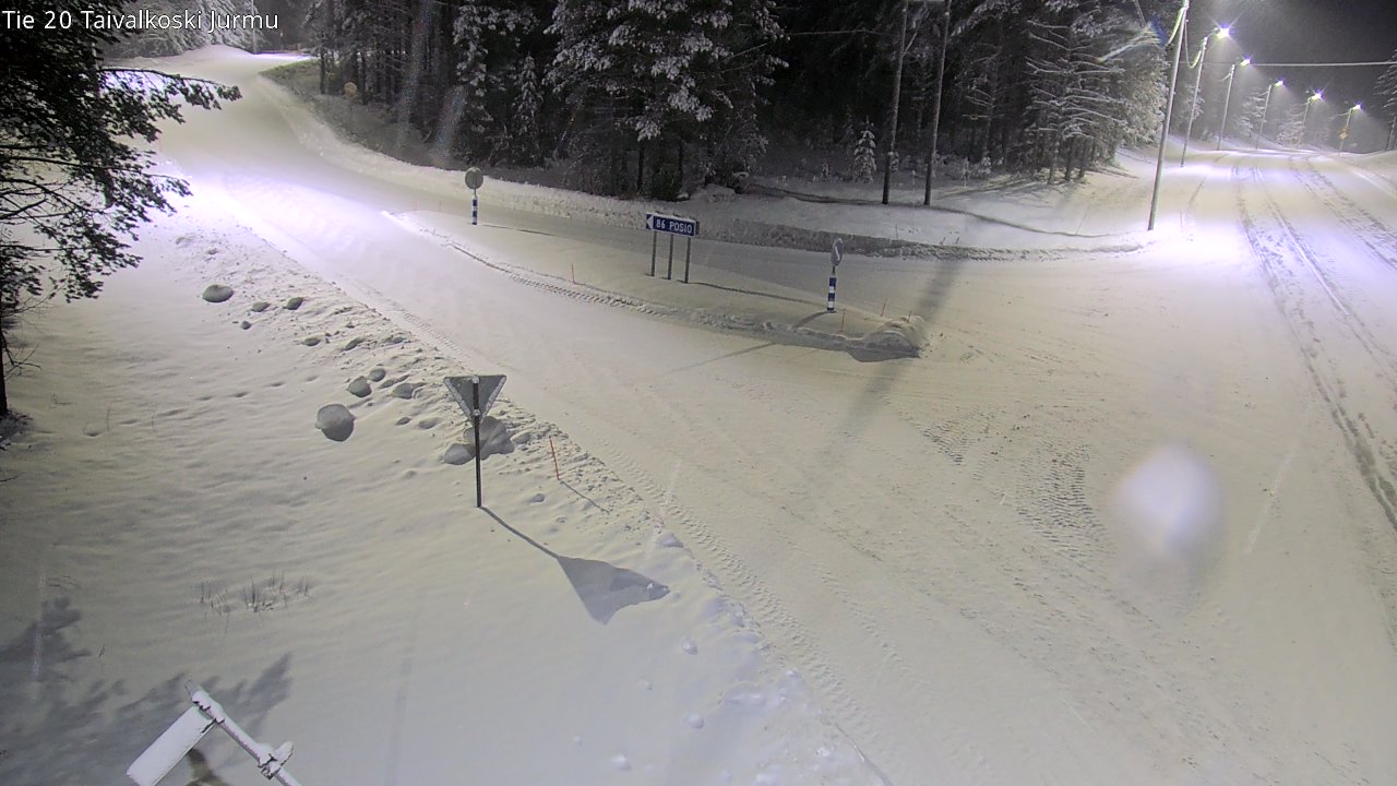 Kelikamerat Kuva Tie 20 Taivalkoski, Jurmu, Taivalkoski, Pohjois-Pohjanmaa