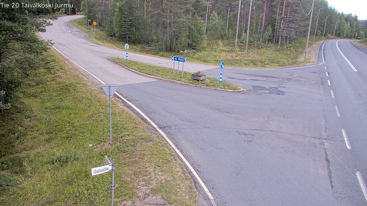 Kelikamerat Kuva Tie 20 Taivalkoski, Jurmu, Taivalkoski, Pohjois-Pohjanmaa