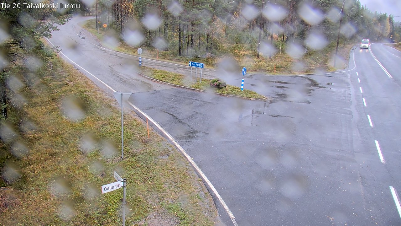 Weather Camera Image Road 20 Taivalkoski, Jurmu, Taivalkoski, Pohjois-Pohjanmaa