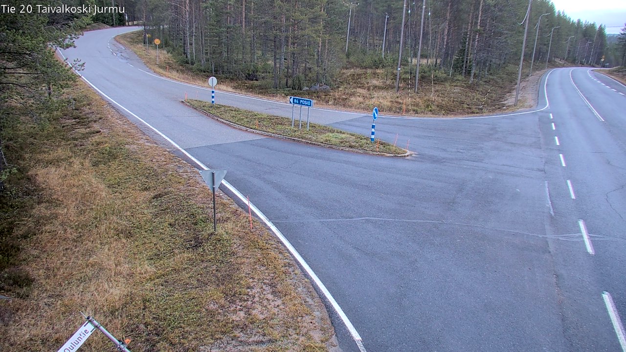 Kelikamerat Kuva Tie 20 Taivalkoski, Jurmu, Taivalkoski, Pohjois-Pohjanmaa