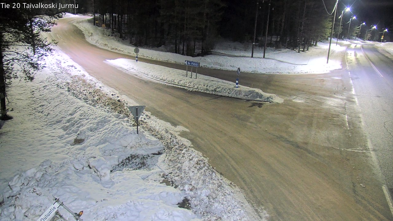 Kelikamerat Kuva Tie 20 Taivalkoski, Jurmu, Taivalkoski, Pohjois-Pohjanmaa