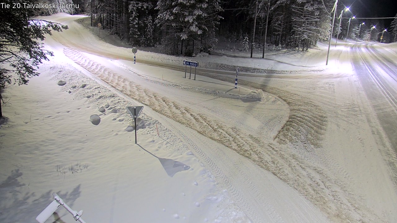 Kelikamerat Kuva Tie 20 Taivalkoski, Jurmu, Taivalkoski, Pohjois-Pohjanmaa