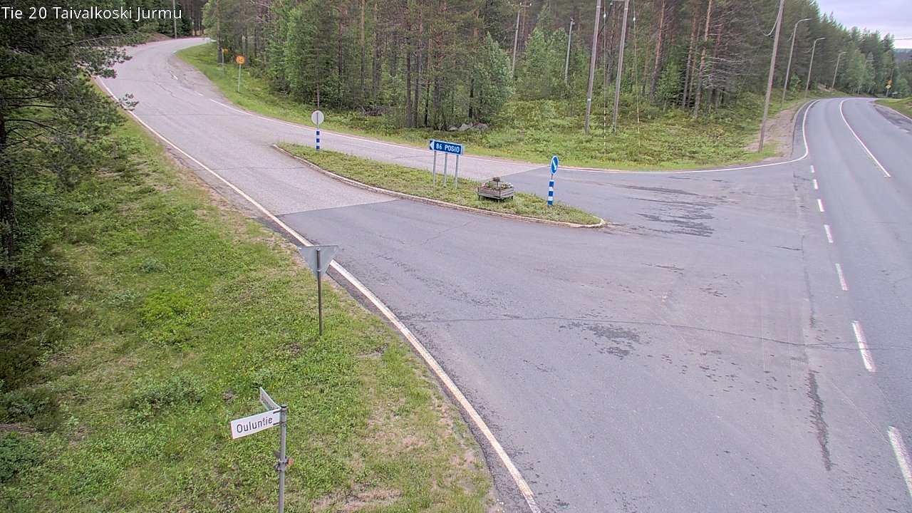 Kelikamerat Kuva Tie 20 Taivalkoski, Jurmu, Taivalkoski, Pohjois-Pohjanmaa