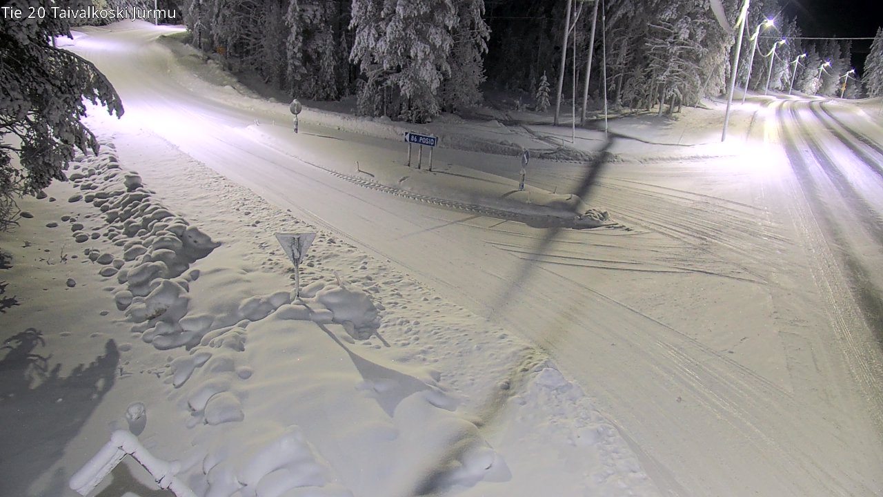 Kelikamerat Kuva Tie 20 Taivalkoski, Jurmu, Taivalkoski, Pohjois-Pohjanmaa