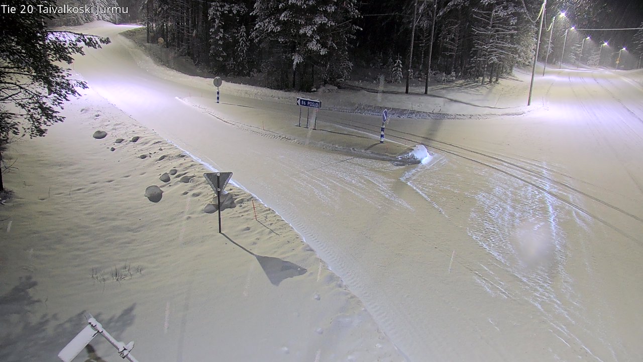 Kelikamerat Kuva Tie 20 Taivalkoski, Jurmu, Taivalkoski, Pohjois-Pohjanmaa