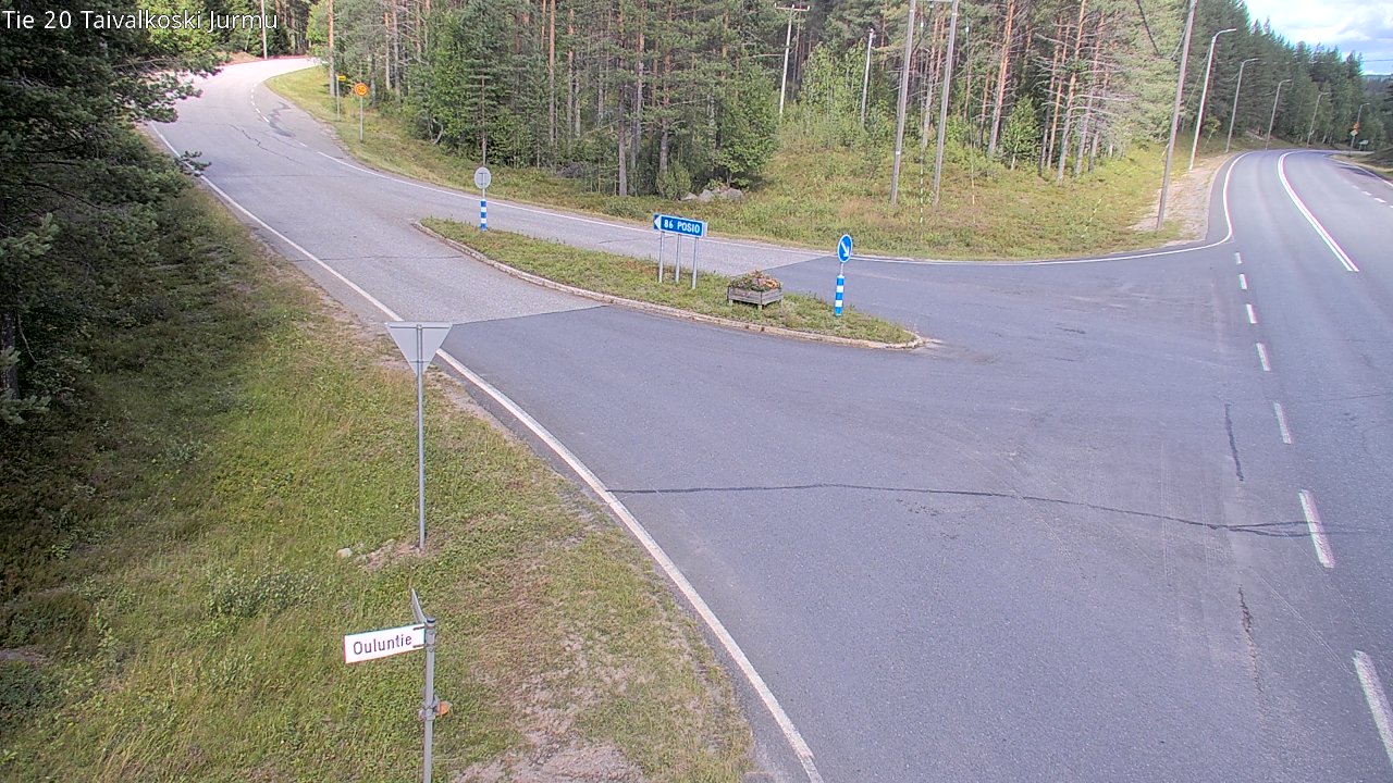 Kelikamerat Kuva Tie 20 Taivalkoski, Jurmu, Taivalkoski, Pohjois-Pohjanmaa